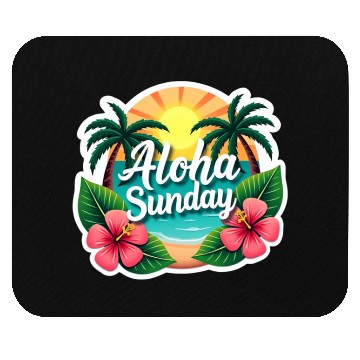 Discover Aloha Sunday Mouse Pads