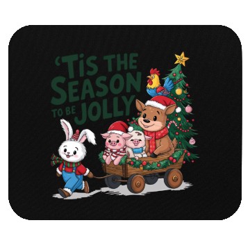 Discover Merry Christmas, Christmas tree retro Mouse Pads