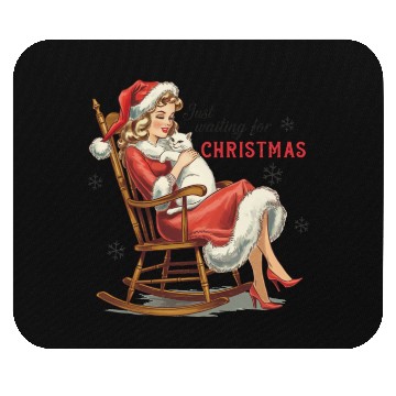 Discover Merry Christmas, Christmas Retro Mouse Pads