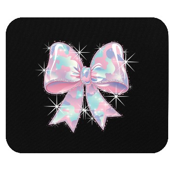 Discover Christmas Coquette Bow, Merry Christmas Mouse Pads