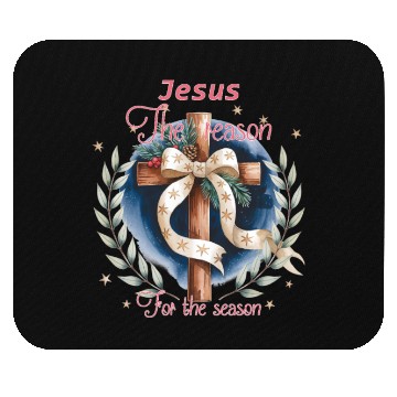 Discover Jesus Christmas, Merry Christmas Mouse Pads