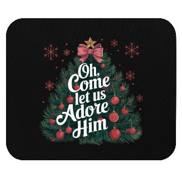 Discover Christmas Tree, Christmas Retro Mouse Pads
