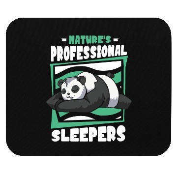 Discover Nature's Professional Sleepers Panda Bear Friend Mouse Pads