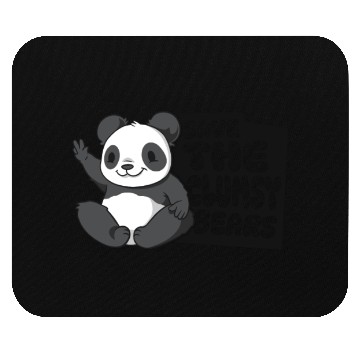 Discover Save The Clumsy Bears Panda Bear Friend Lover Mouse Pads