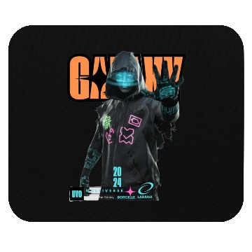 Discover Cyber_Gateway-Orange Mouse Pads