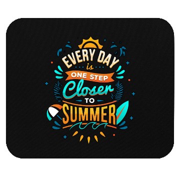 Discover Summer vacation design Mouse Pads