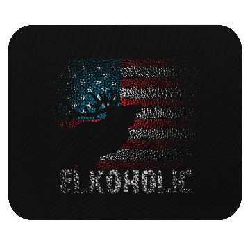 Discover Elk Hunting Elkaholic Hunters Mouse Pads