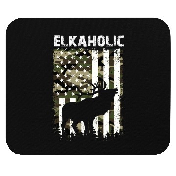 Discover Elk Hunting Elkaholic Hunters Mouse Pads