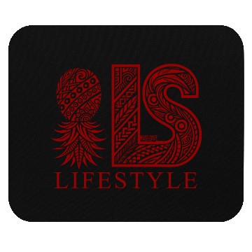 Discover Tribal Upside-Down Pineapple LS Mouse Pads