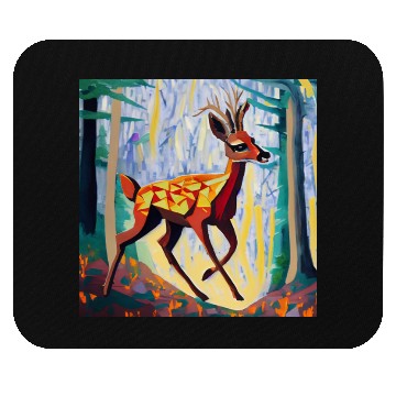 Discover Walking in the forest Mouse Pads