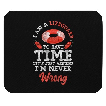 Discover Swimmers Hobby Swimming Lifeguard Mouse Pads