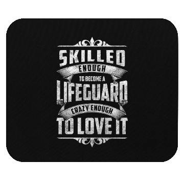 Discover Lifeguard Rescue Swimming Trunks Mouse Pads