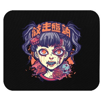 Discover Zombie Ghoul Girl Mouse Pads