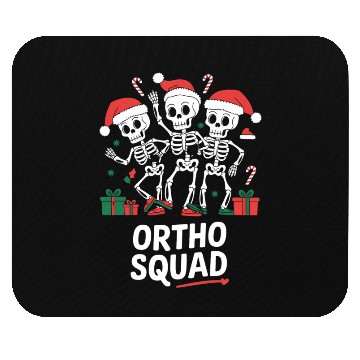 Discover Ortho Squad Holiday Skeleton Dance Art Mouse Pads