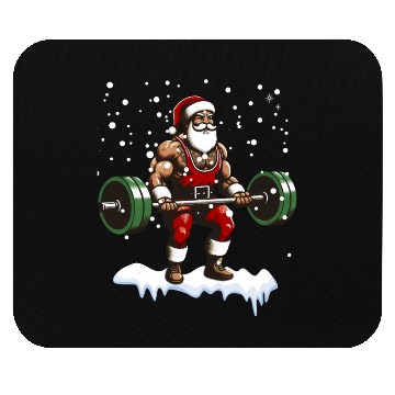 Discover Dear Santa Christmas Gym Training Holiday Workou Mouse Pads
