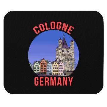 Discover Cologne Germany Mouse Pads