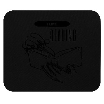 Discover I Love Reading - Book Lover Mouse Pads
