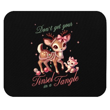 Discover Don t Get Your Tinsel in a Tangle, Merry Christmas Mouse Pads
