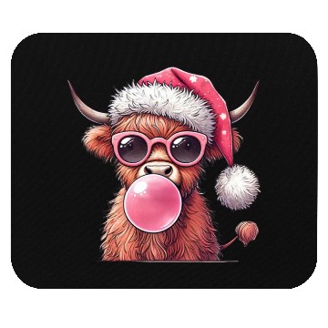 Discover Highland Cow, Merry Christmas Mouse Pads