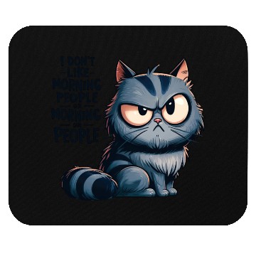Discover Anti-Morning Grumpy Cat Mouse Pads