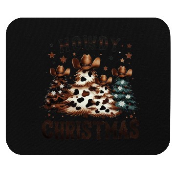 Discover Howdy Christmas, Western Christmas Mouse Pads