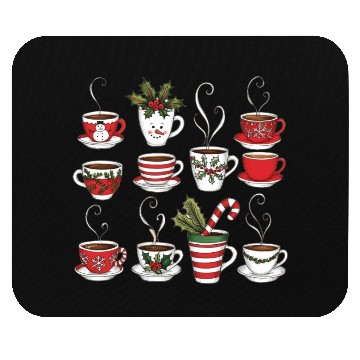 Discover Merry christmas greetings candi cane Mouse Pads