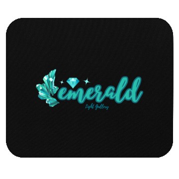 Discover Emerald gemstone jewel Mouse Pads