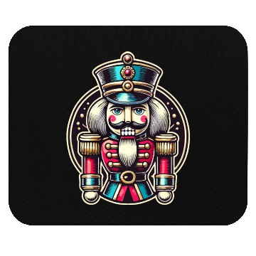 Discover Traditional Nutcracker For Christmas Mouse Pads