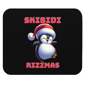 Discover Skibidi Rizzmas Penguin Mouse Pads