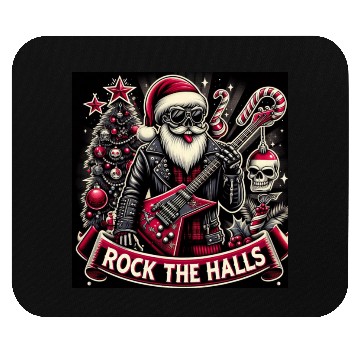 Discover Rocker father xmas Mouse Pads