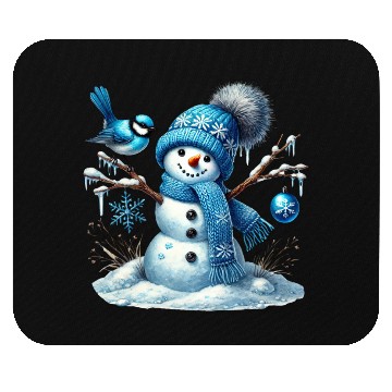 Discover Snowman Christmas, Funny Snowman Mouse Pads