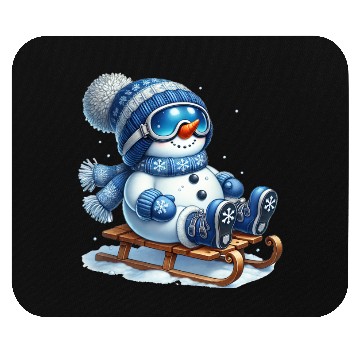 Discover Snowman Christmas, Funny Snowman Mouse Pads
