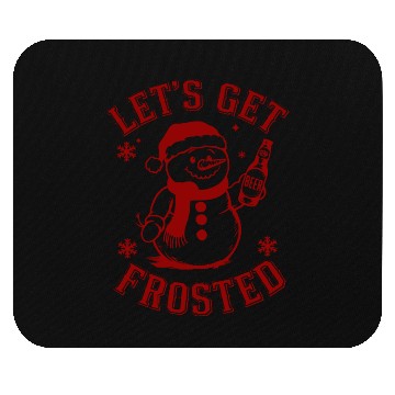 Discover Lets Get Frosted, Merry Christmas Mouse Pads