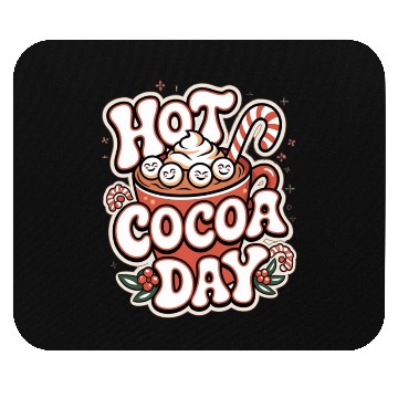 Discover Hot Cocoa Day Mouse Pads