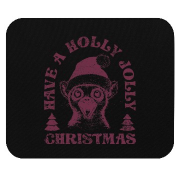 Discover Lemur Christmas Lemur Xmas Lemur Santa Claus Mouse Pads