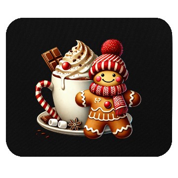Discover Gingerbread Christmas, Merry Christmas Mouse Pads