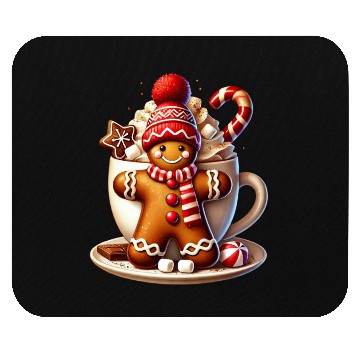 Discover Gingerbread Christmas, Merry Christmas Mouse Pads