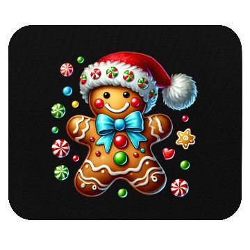 Discover Gingerbread Christmas, Merry Christmas Mouse Pads