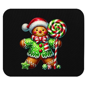 Discover Gingerbread Christmas, Merry Christmas Mouse Pads