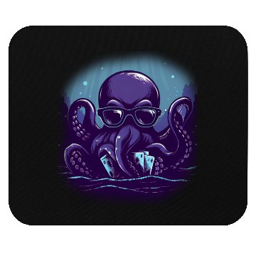 Discover Blue Smart Octopus Mouse Pads