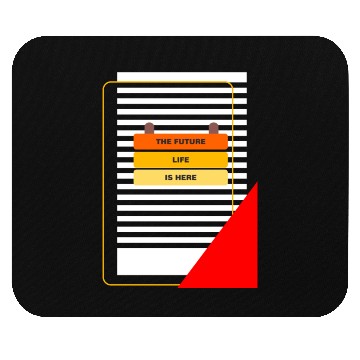 Discover FUTURE LIFE IS HERE Mouse Pads