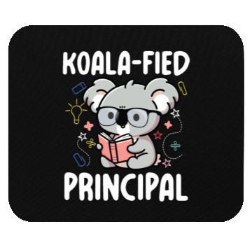 Discover Koala-fied Principal for a School Counselor Mouse Pads