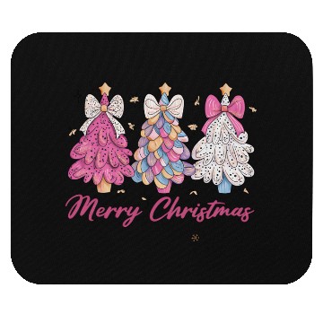 Discover Merry Christmas, Christmas Retro Mouse Pads