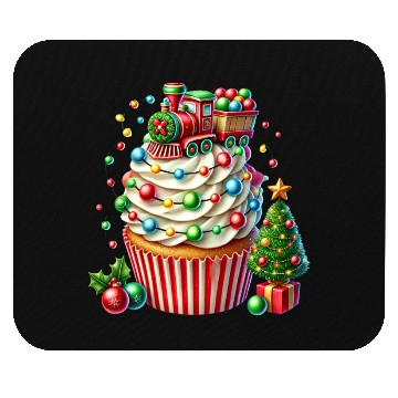 Discover Christmas ice cream, Merry Christmas Mouse Pads