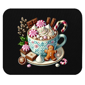 Discover Christmas ice cream, Coquette Chistmas Mouse Pads