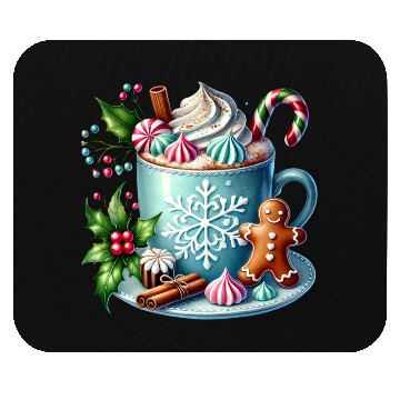 Discover Christmas ice cream, Coquette Chistmas Mouse Pads