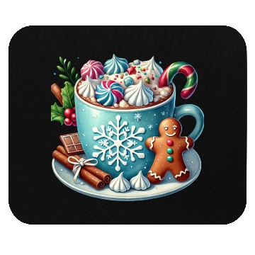 Discover Christmas Ice Cream, Christmas Coteque Mouse Pads