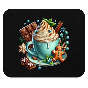 Discover Christmas ice cream, Coquette Chistmas Mouse Pads