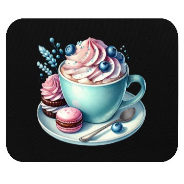 Discover Christmas ice cream, Coquette Chistmas Mouse Pads