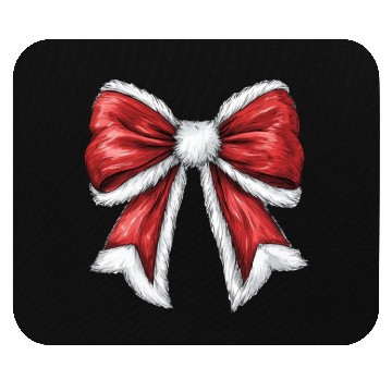 Discover Christmas Bow, Merry Christmas Mouse Pads